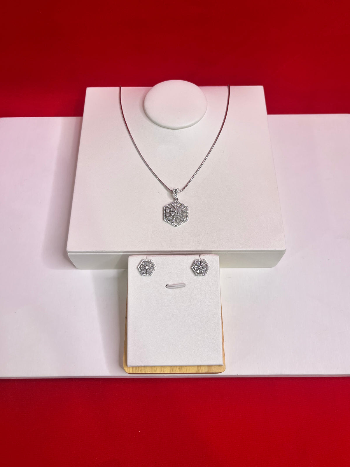 Pure Silver Pendant Set (WN89)