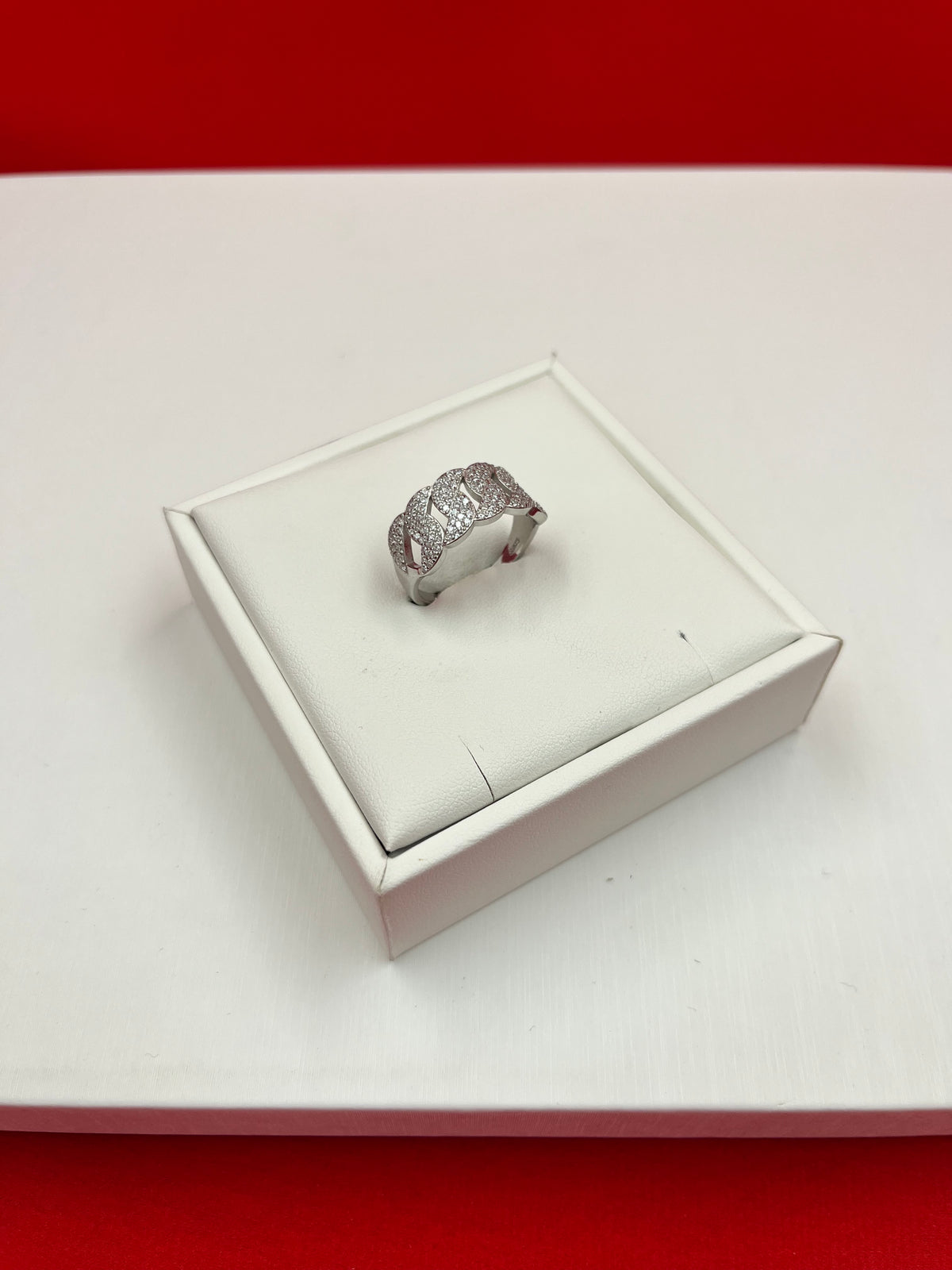 Silver Iced Band size 11