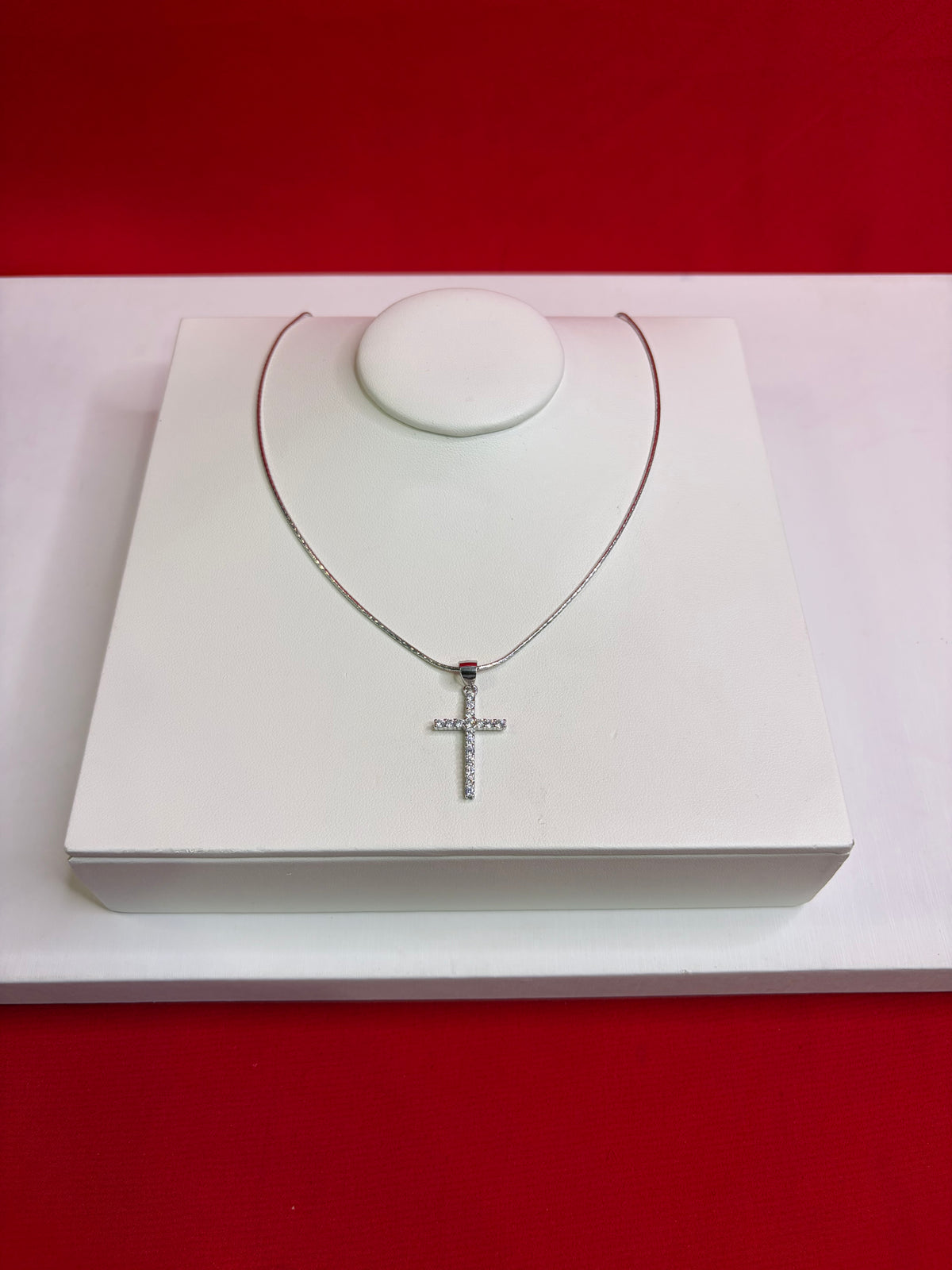 Pure Silver Cross Pendant (WN133)