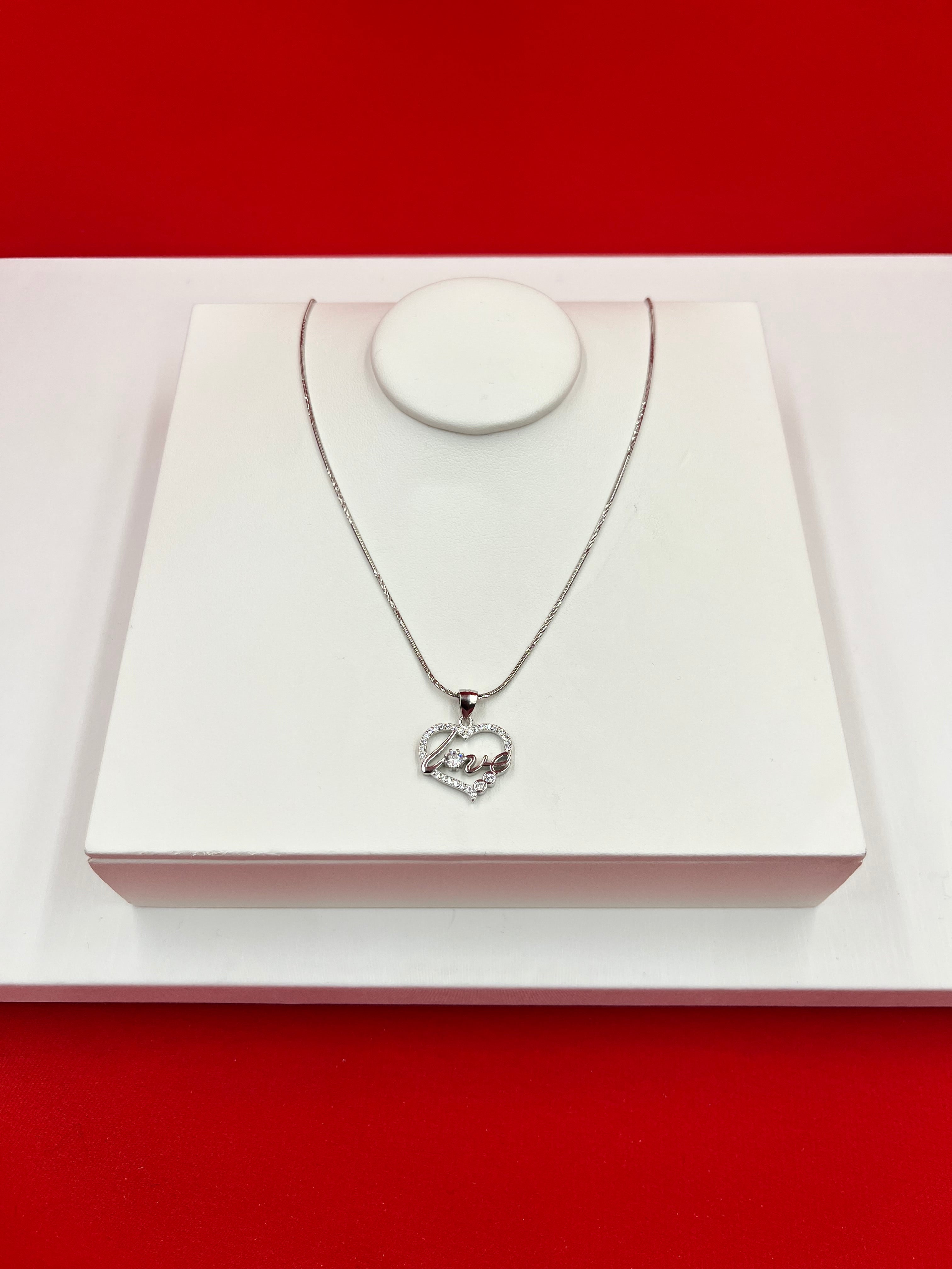 Love Heart Pendant Necklace