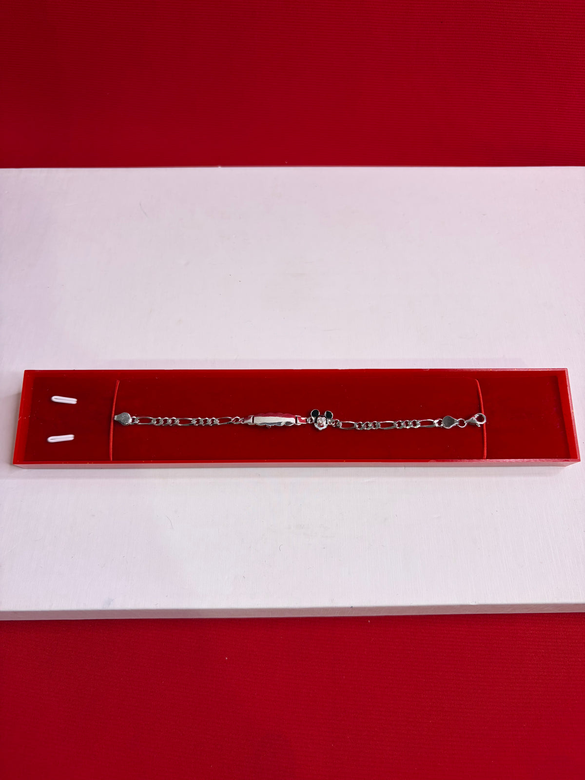 Pure Silver Rakhi Name Engraving Bracelet (KNB11)