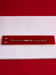 Pure Silver Rakhi Name Engraving Bracelet (KNB11)