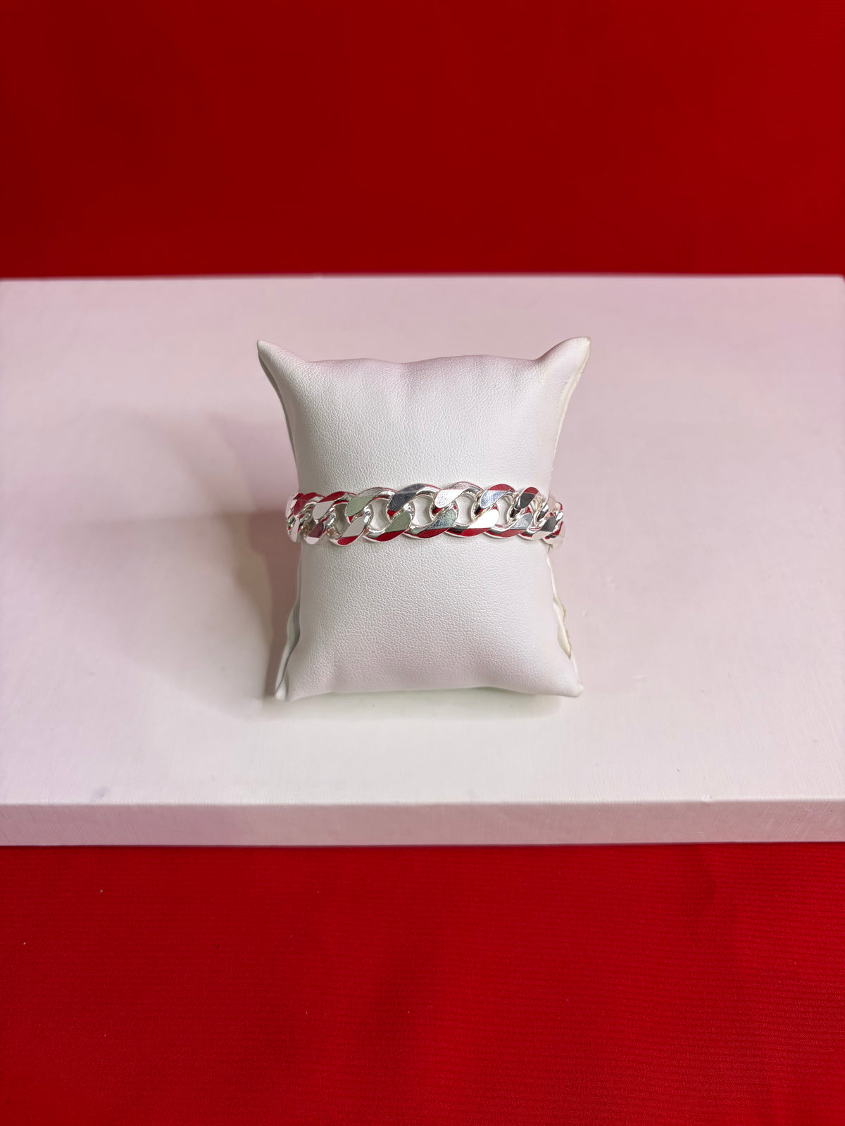 Men’s Pure Silver Cuban Bracelet (MB74)