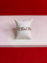Men’s Pure Silver Cuban Bracelet (MB74)
