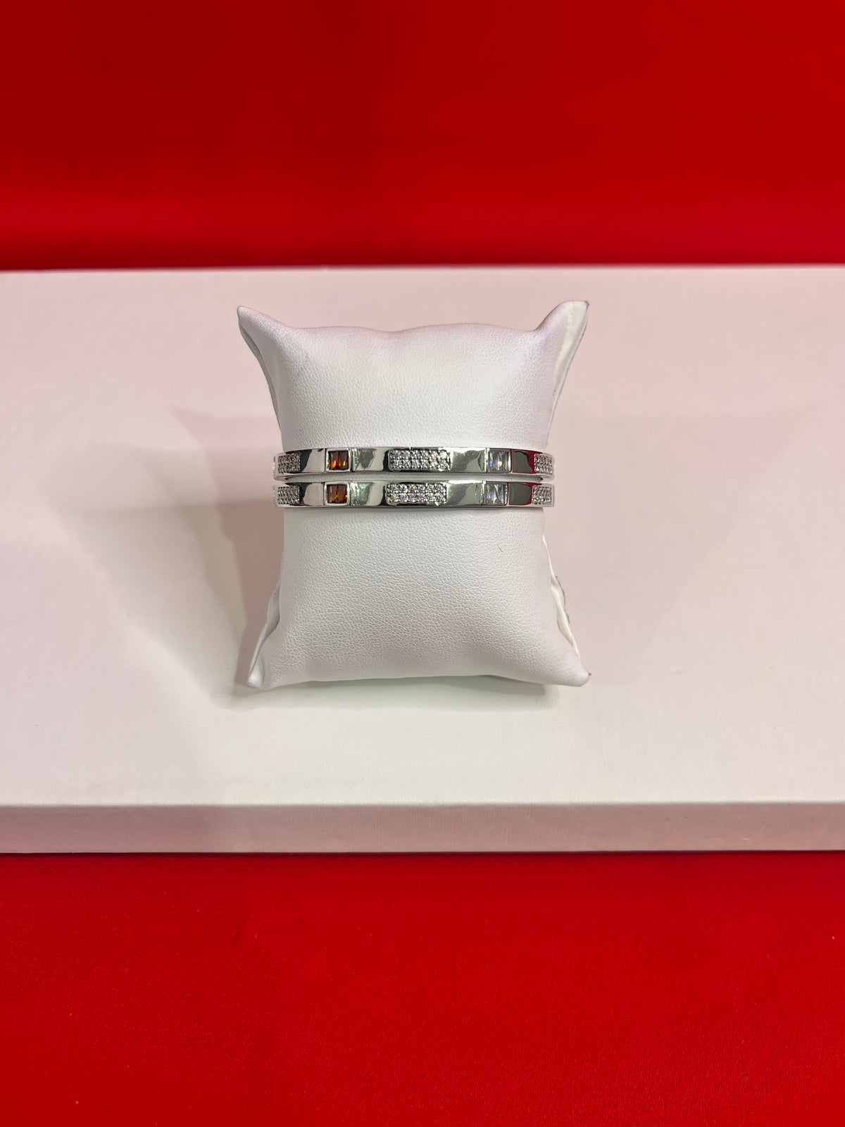 Pure Silver Bangle Pair 2.2
