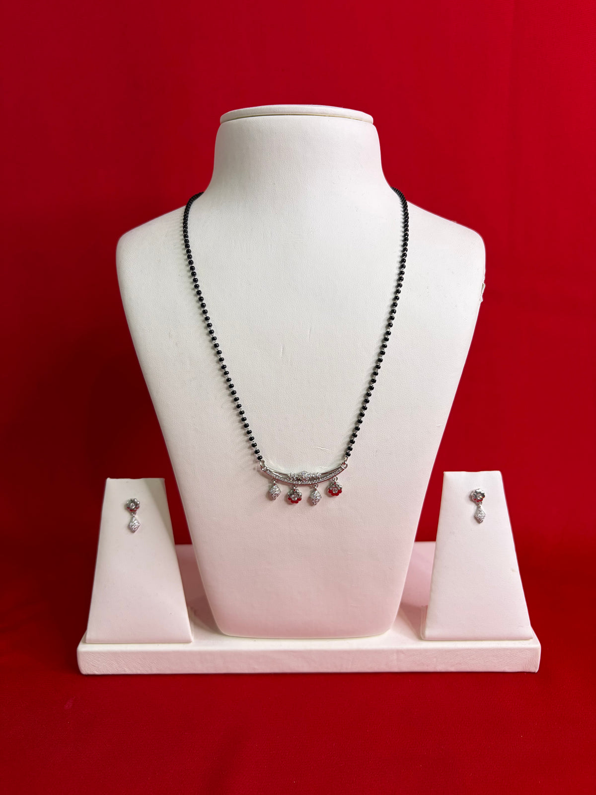 Pure Silver Mangalsutar Necklace (Sm2)