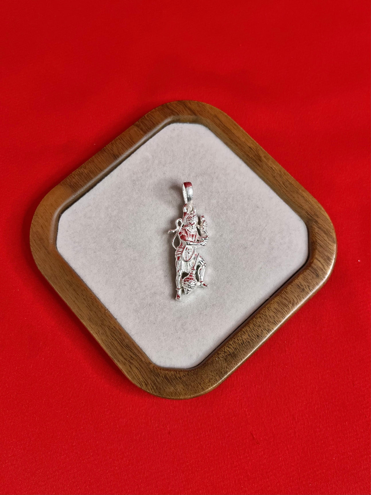Pure Silver Hanuman Pendant