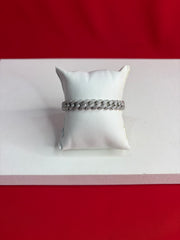 Men Silver Icedout Bracelet (MB159)