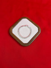 Pure Silver Kids Bracelet 5.5 inch (KB15)