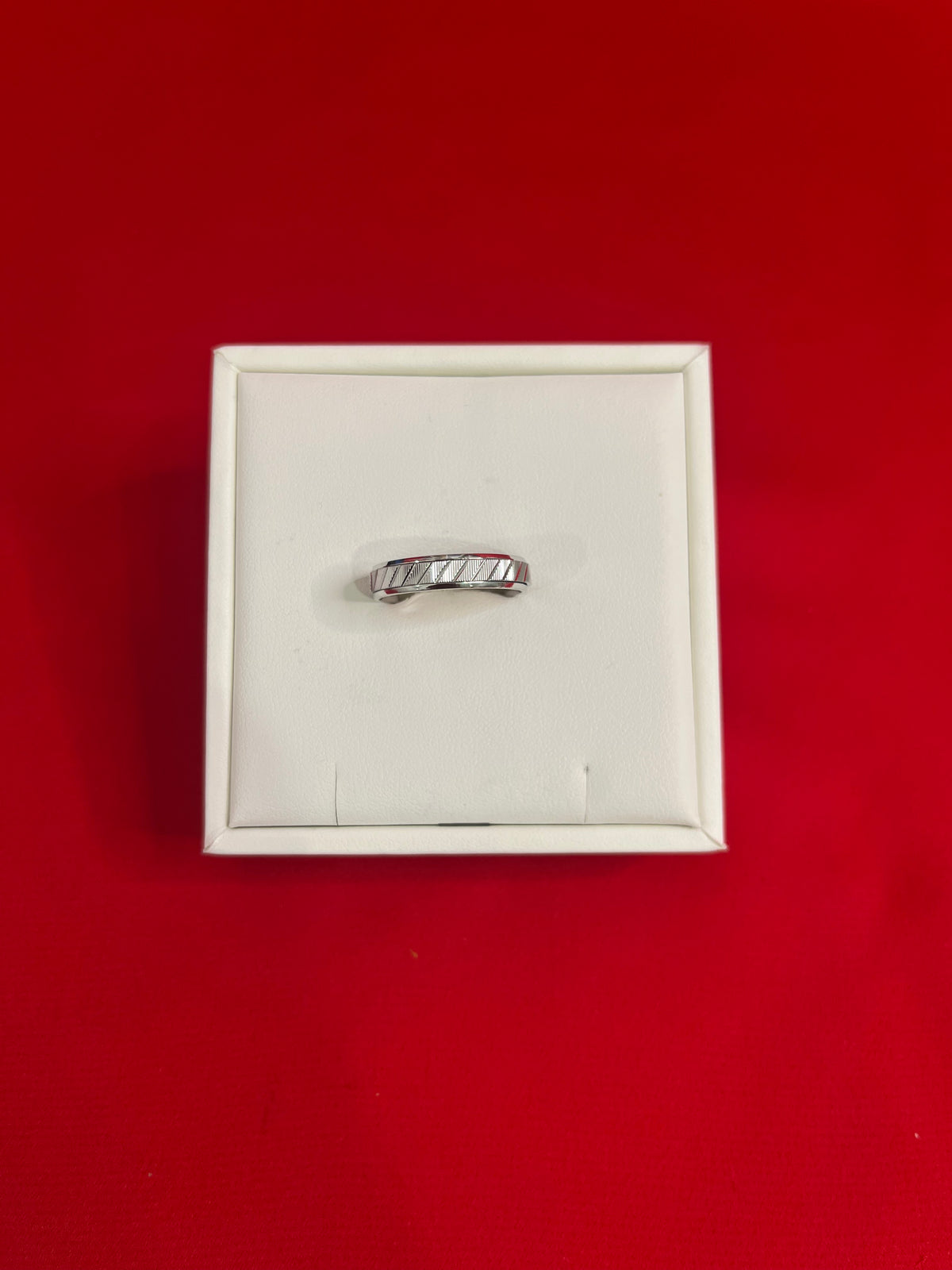 Men Silver Band (Size 12) MR13