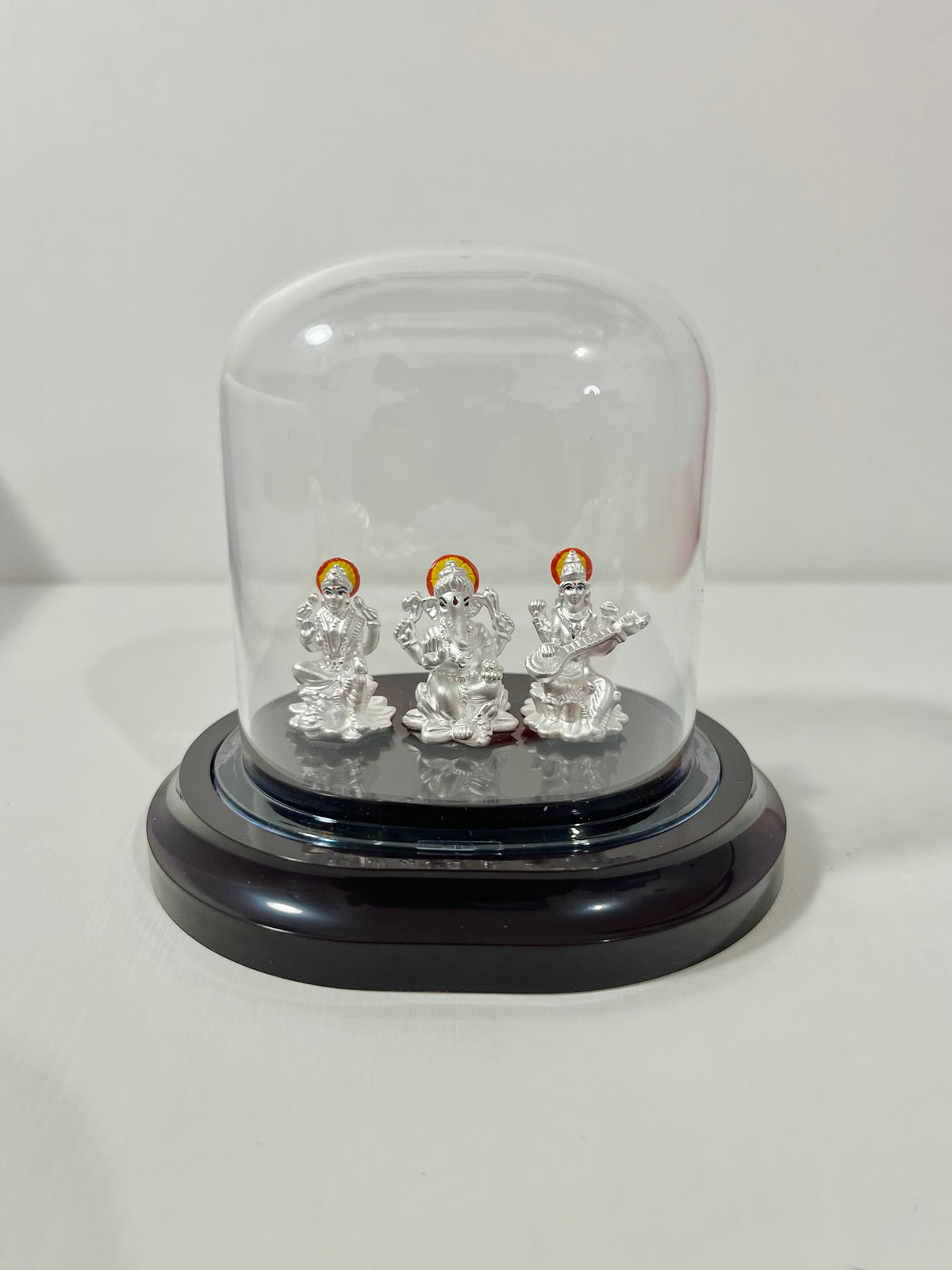 Pure Silver Laxmi,Ganesh,Srswati Idol (SS25)