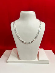 Figaro Pure Silver Chain 20” Sc78