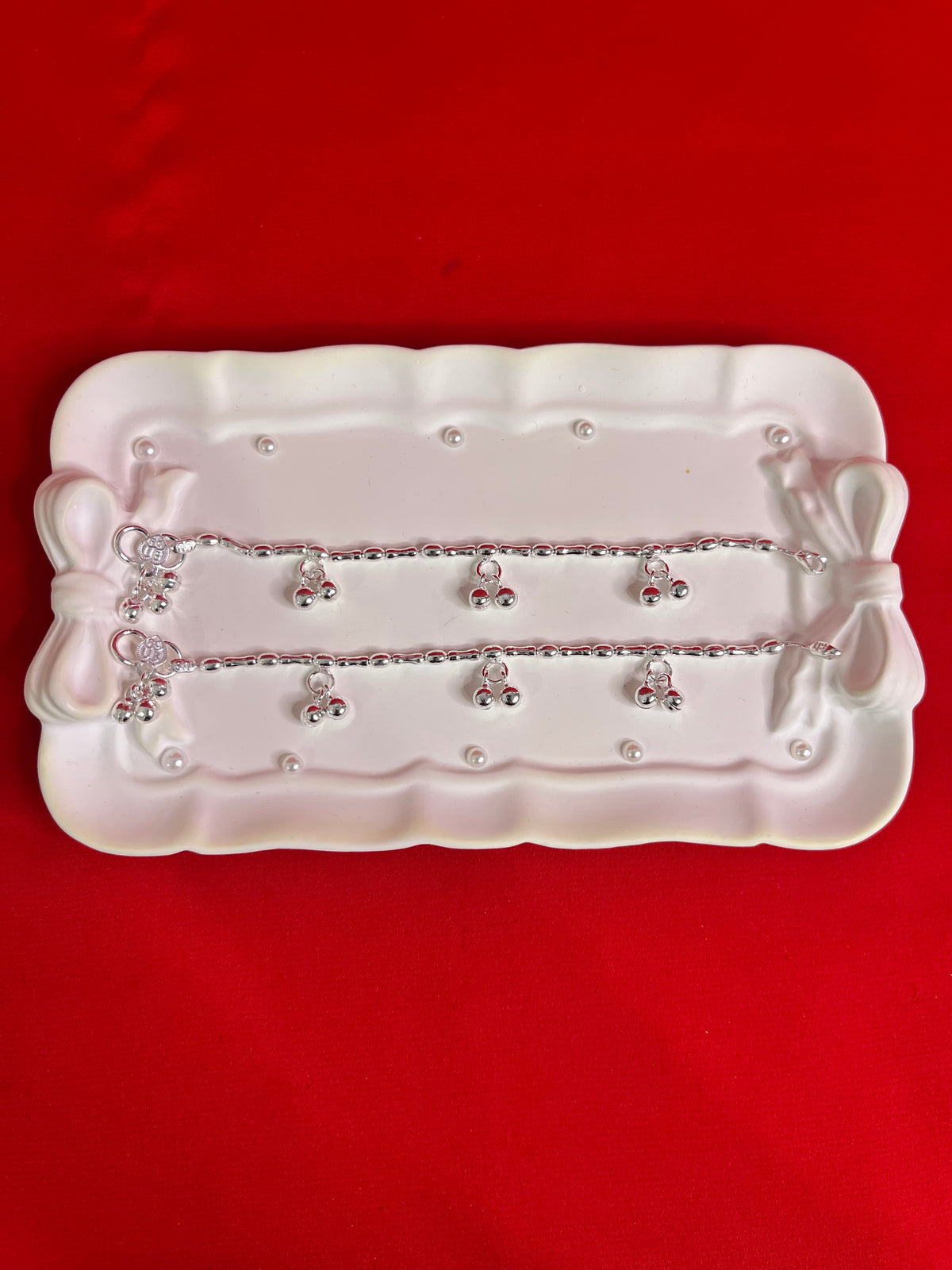 Pure Silver Kids Anklets 6.5 (KA62)