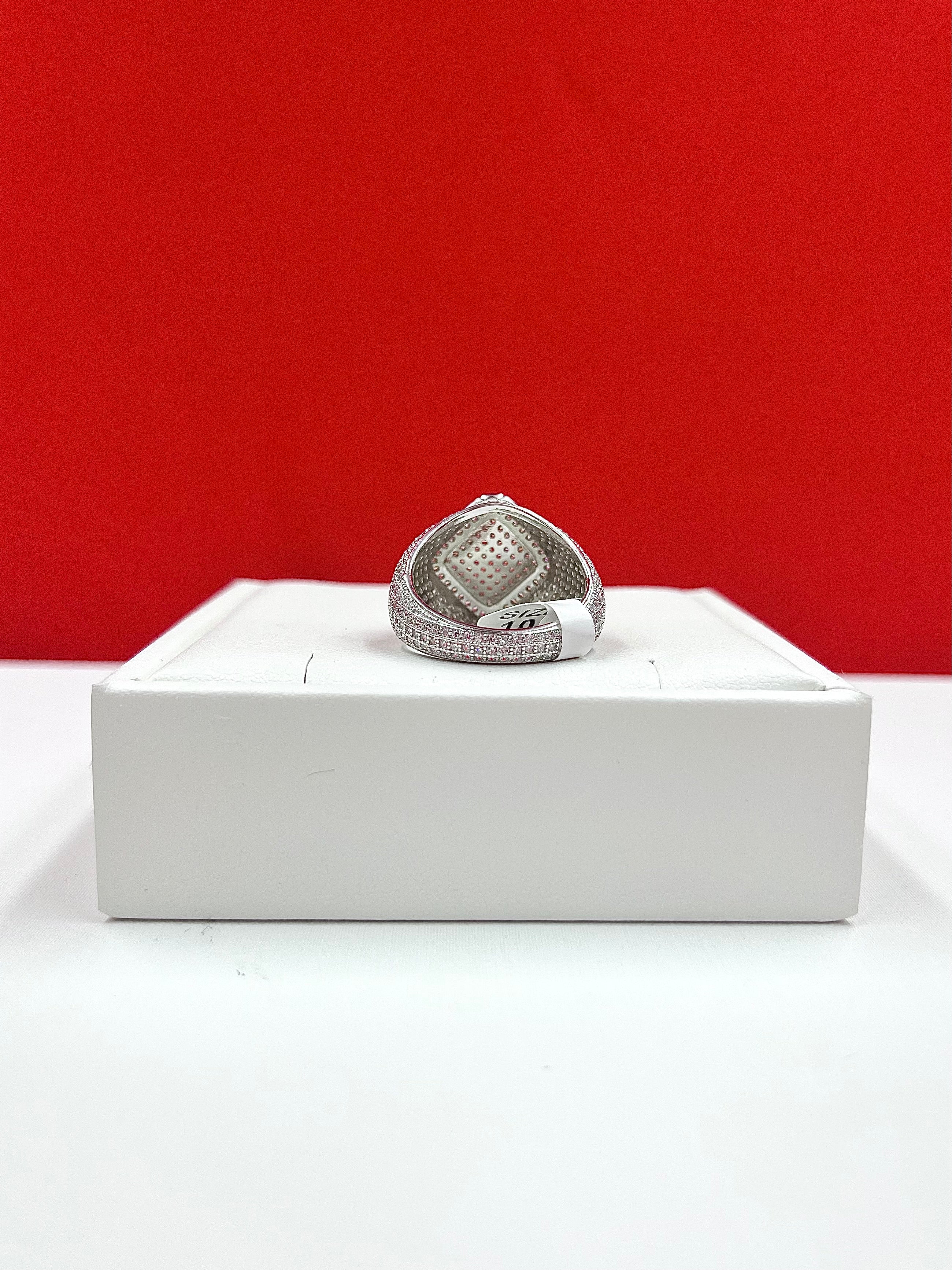 Men Iced out Ring size 10