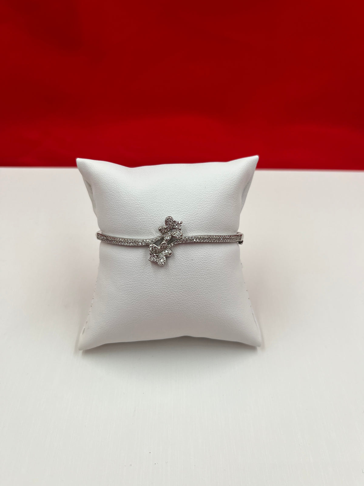 Charming Twin Butterfly Bangle Bracelet