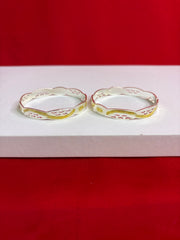 Pure Silver Bangle Pair 2.6 (SB89)
