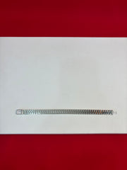 Men Silver Icedout Bracelet (MB137)