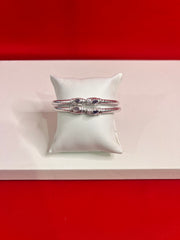 Pure Silver Bangle Pair 2.4