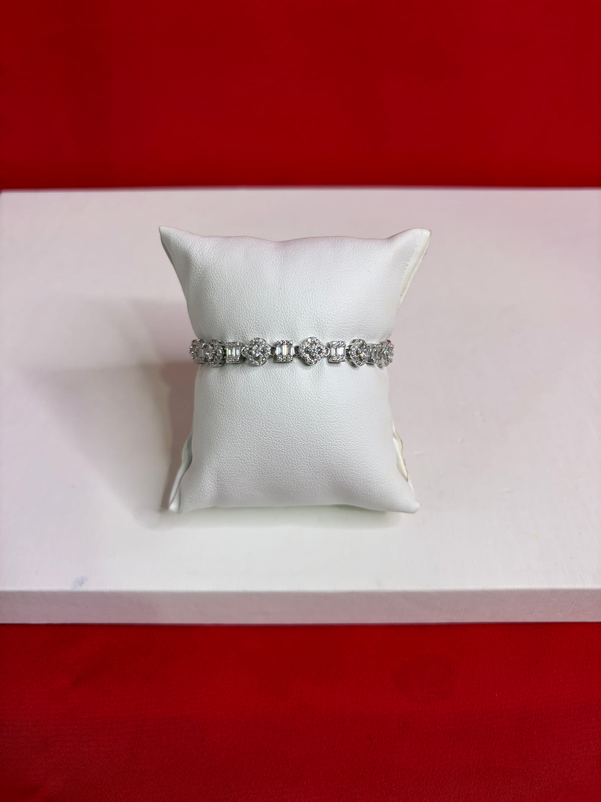 Fancy Pure Silver Bracelet (WB87)