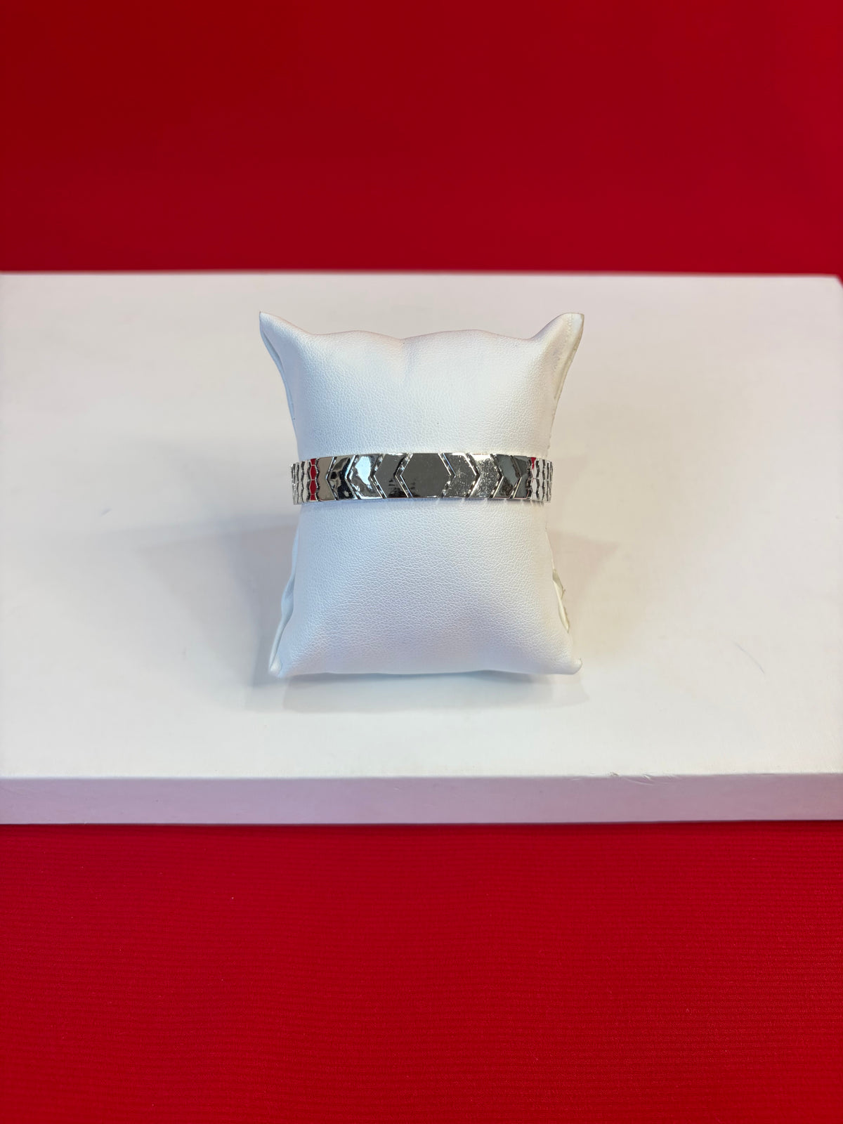 Men Silver Icedout Bracelet (MB133)