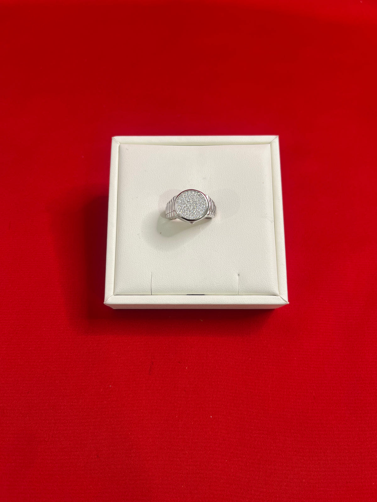 Men Silver Ring (Size 8) MR38