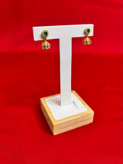 Pure Silver Jhumki With 24k Gold Plating(WJ15)