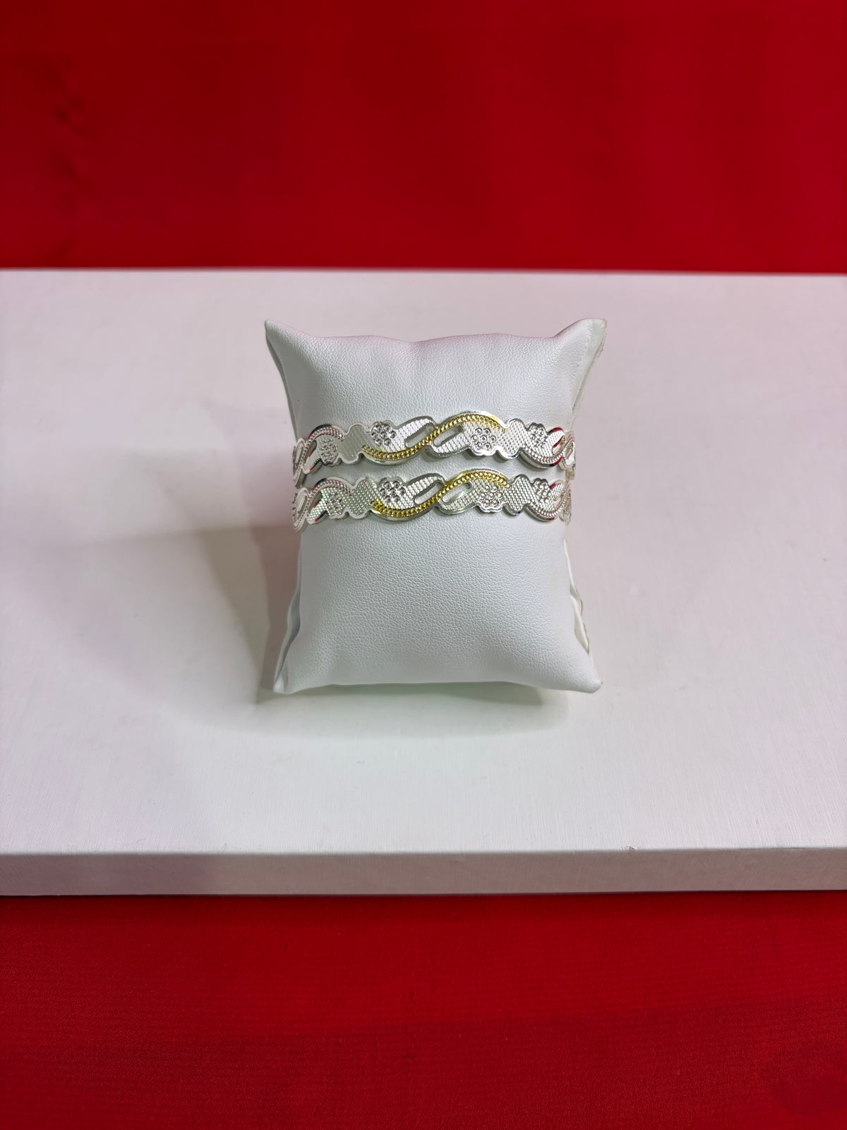 Pure Silver Bangle Pair 2.8 (SB84)