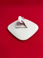 Pure Silver Hoops Earrings (HE114)