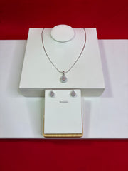 Pure Silver Pendant Set (WN157)