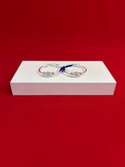 Pure Silver Adjustable Kangan Bracelet (KS146) (Size-1.6)