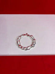 Men’s Pure Silver Figaro Bracelet (MB75)