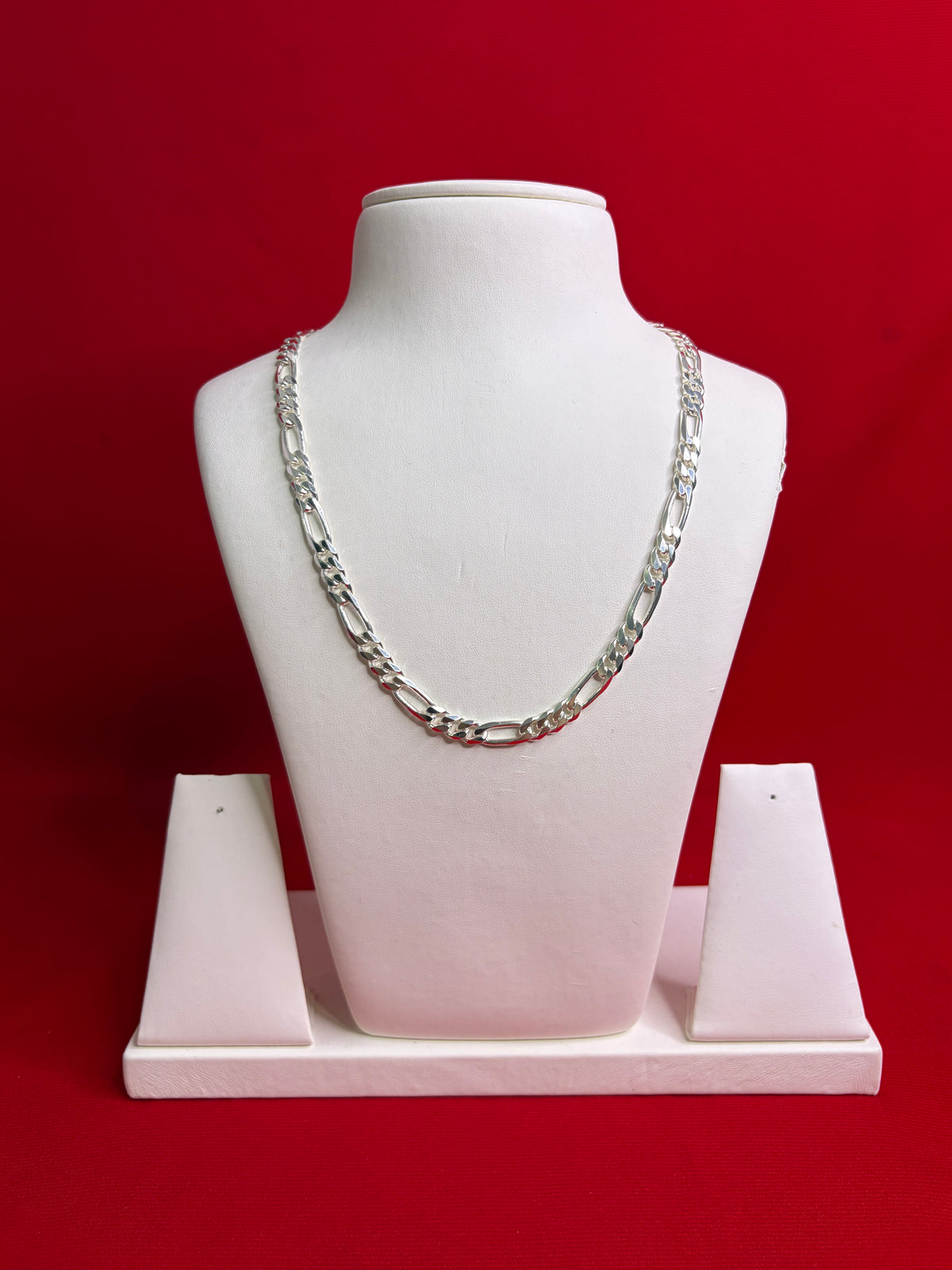 Figaro Pure Silver Chain 20” (SC149)