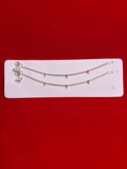 Pure Silver Anklets (7.5 Inch) (KA110)