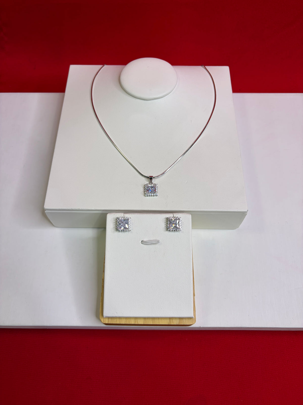 Pure Silver Pendant Set (WN144)