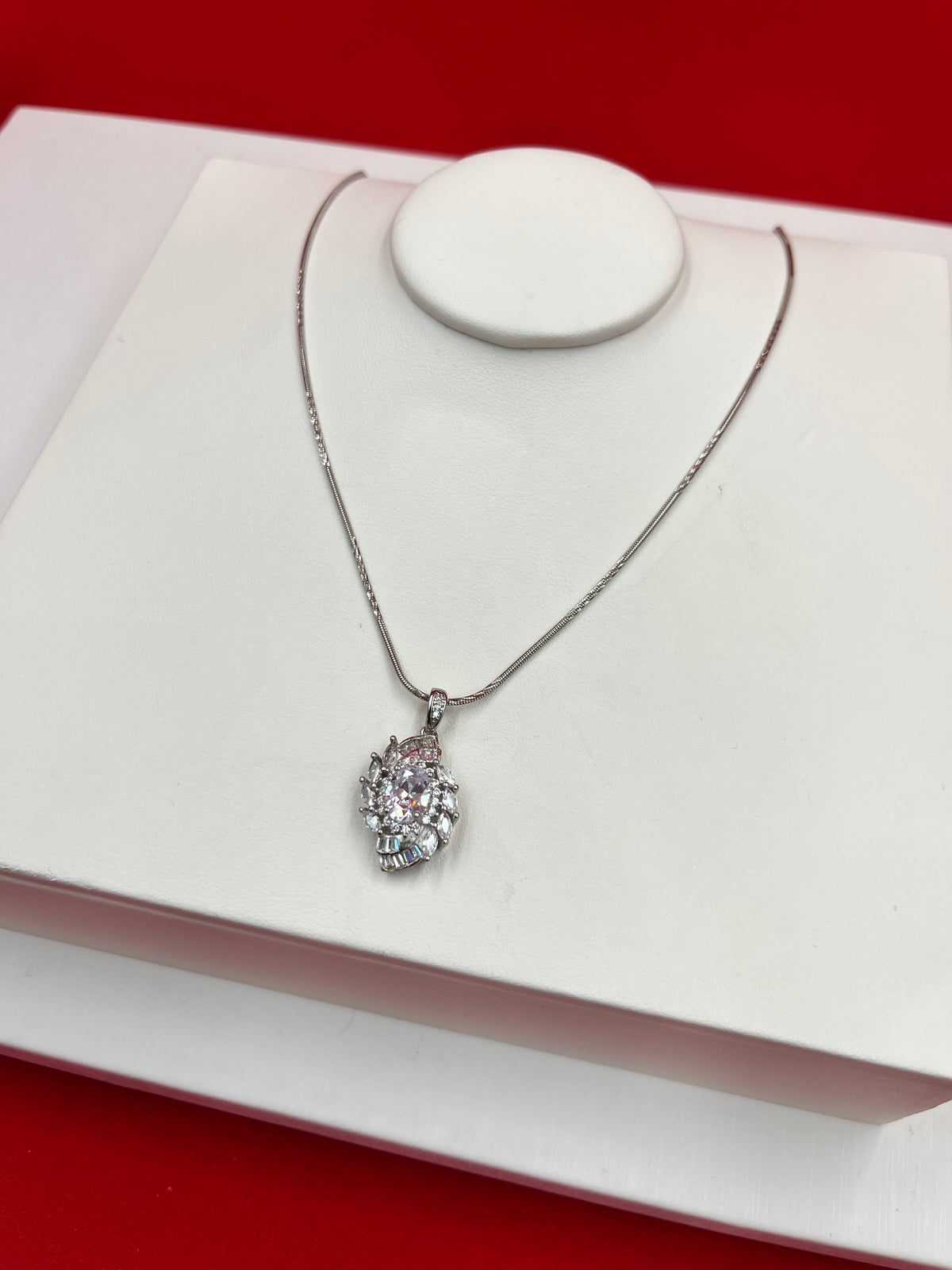 Diamond Bloom Pendant Necklace