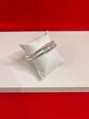 Pure Silver Bangle Pair 2.4