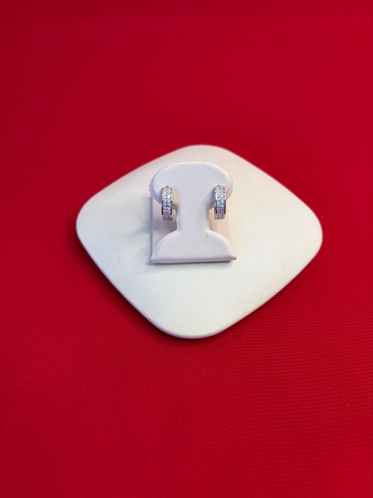 Pure Silver Hoops Earrings (HE86B)