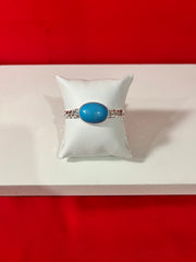 Men Pure Silver Feroza Bracelet (MB45)