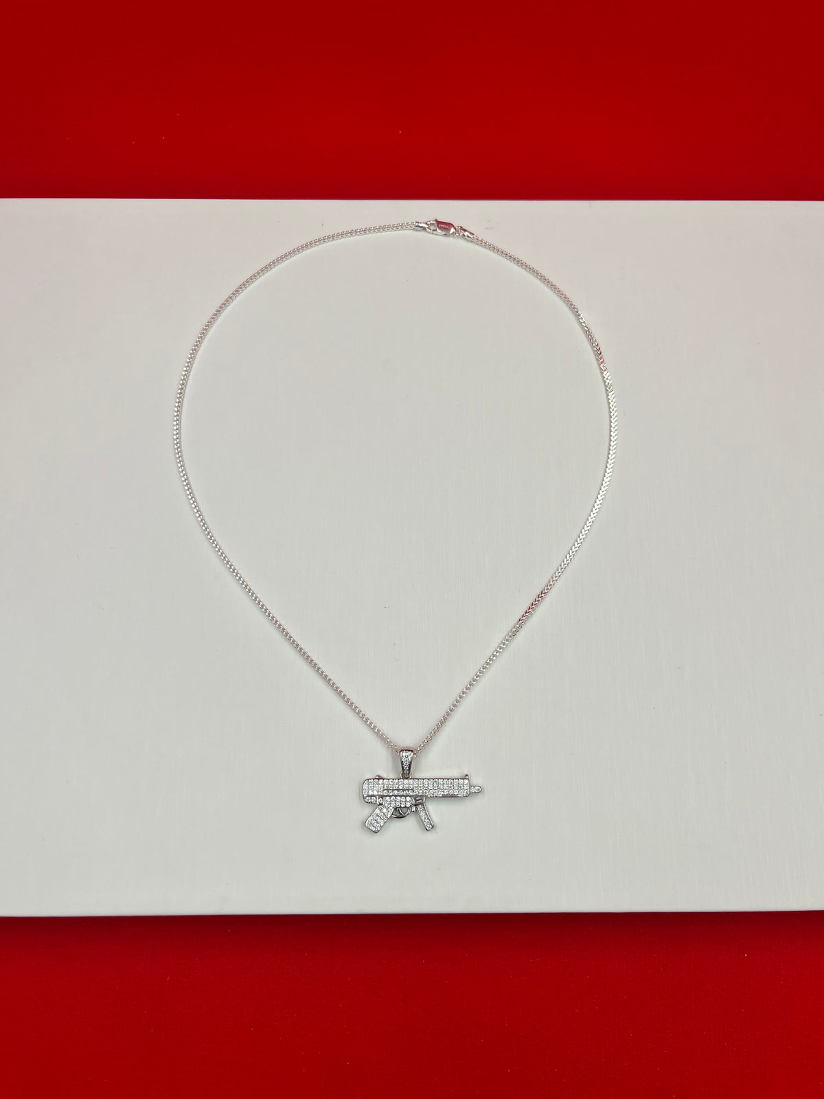 AK Riffle Silver Pendant