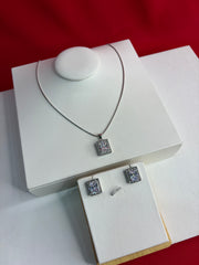 Pure Silver Pendant Set (WN243)