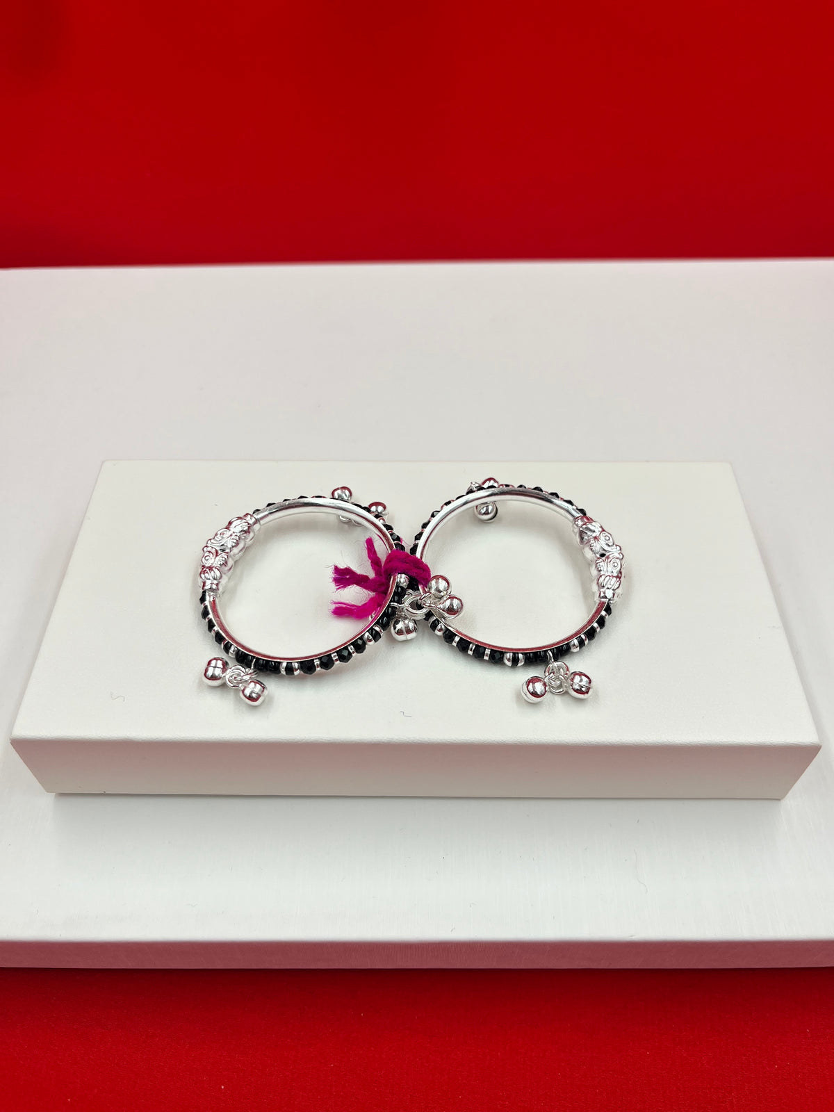 Pure Silver Baby Kangan 1.5 size