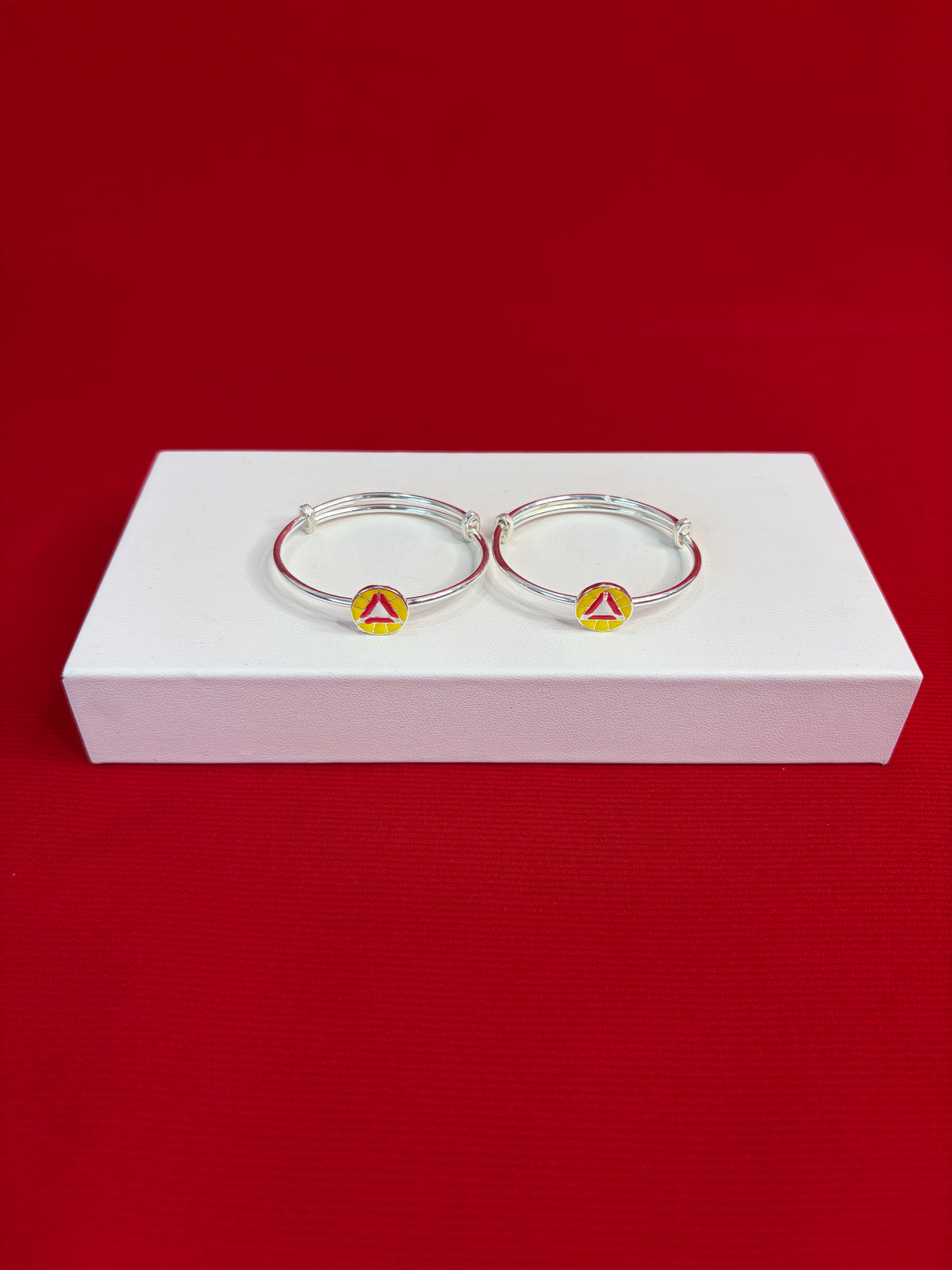Pure Silver Adjustable Kangan Bracelet (KS118)