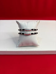 Pure Silver Black Moti (Najariye) Bangles, S-2.1 (SB132)