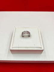 Silver Iced Band size 12