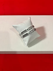 Pure Silver Bangle Pair 2.4 (SB65)