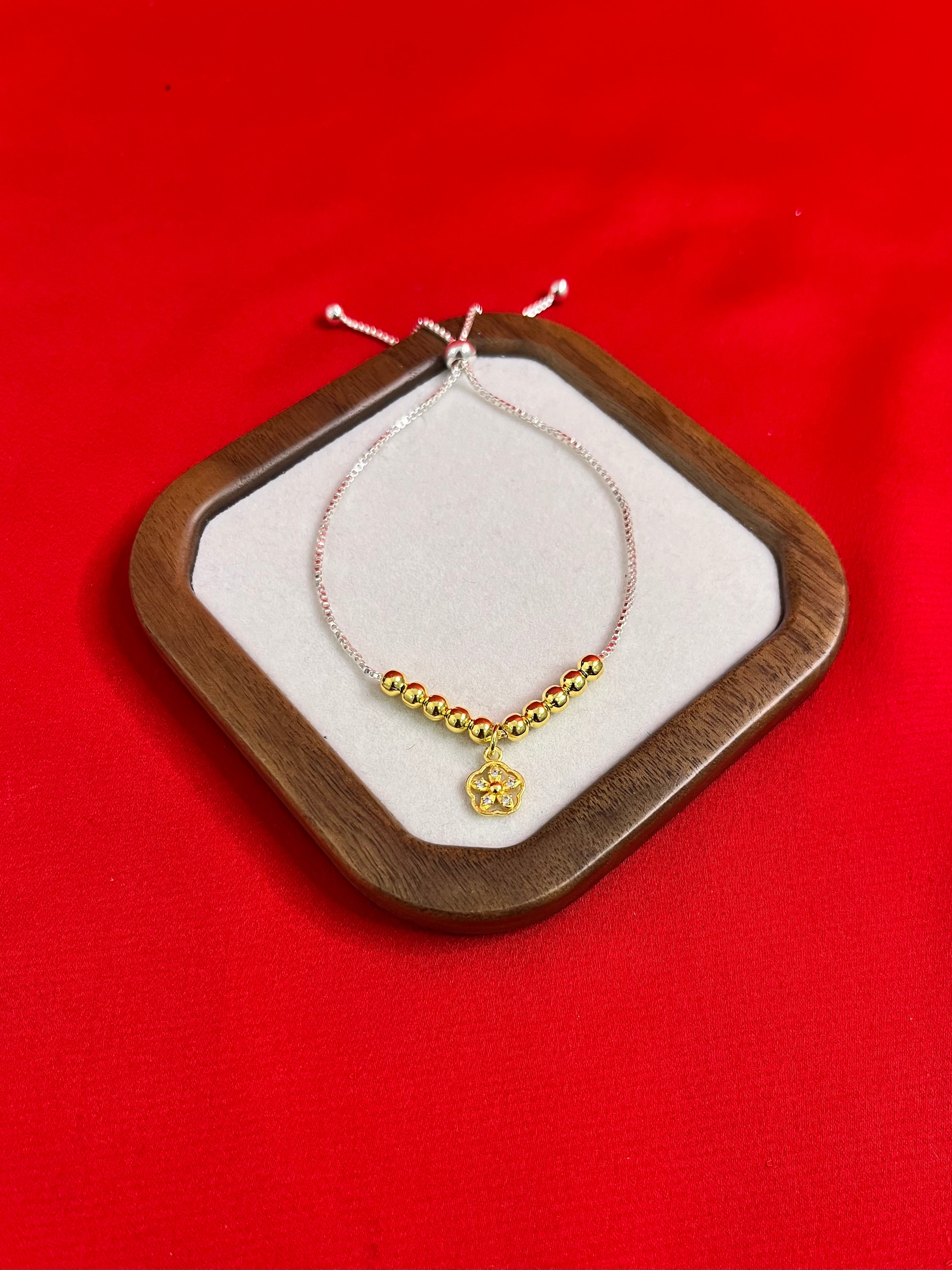 Fancy Pure Silver Bracelet