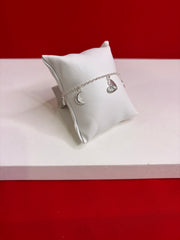 Pure Silver Charm Bracelet (WB126)