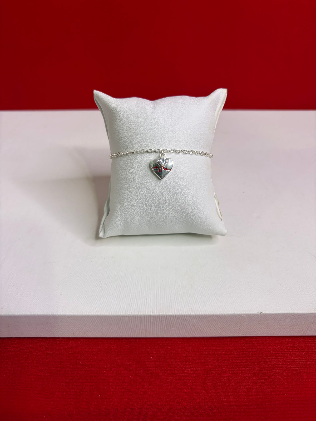 Pure Silver Charm Bracelet (Wb123)