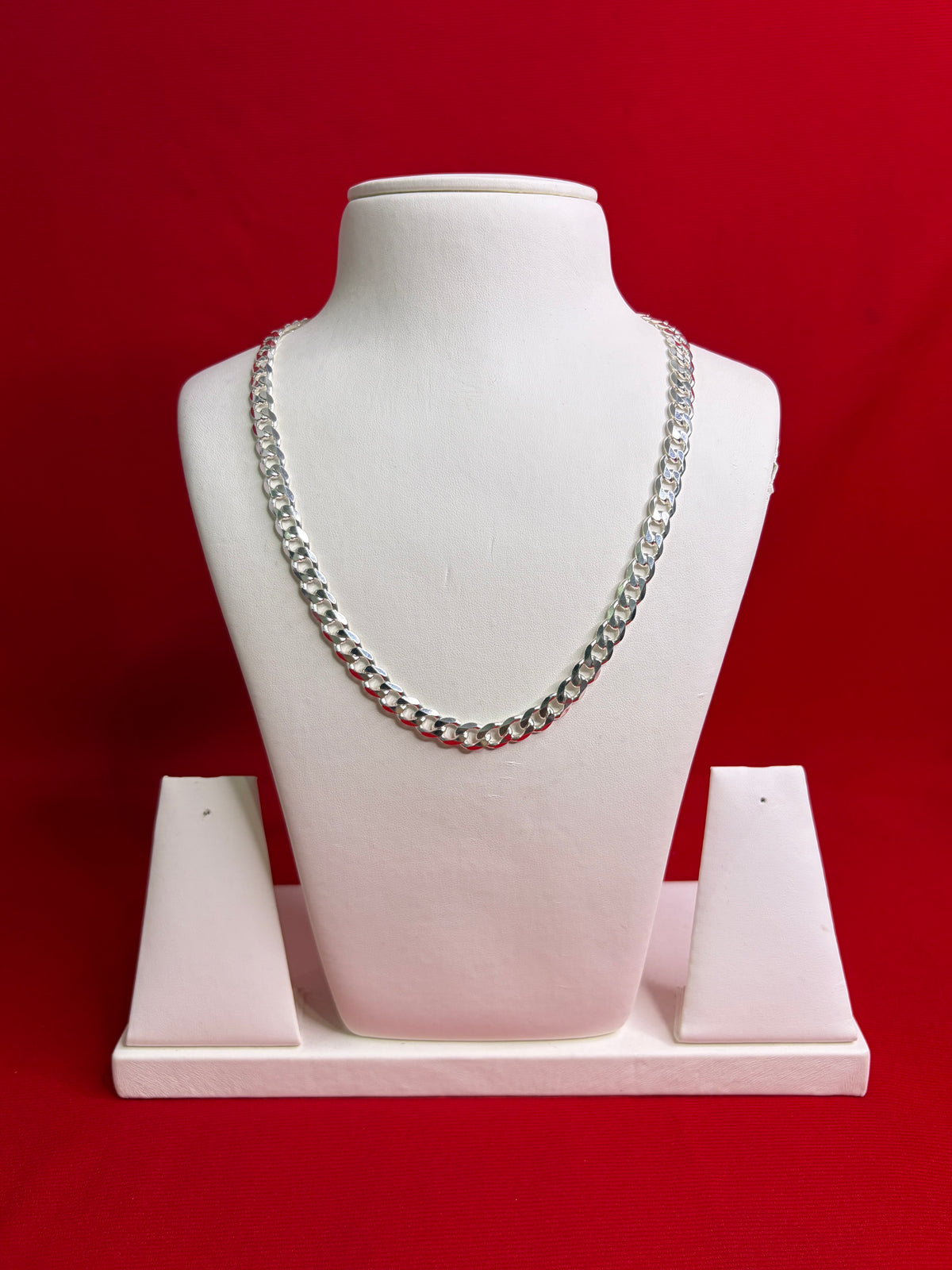 Cuban Pure Silver Chain 20”(SC161)