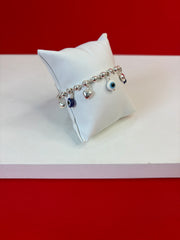 Fancy Pure Silver Bracelet (WB135)